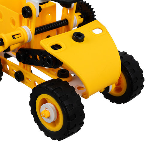 Set 100 piese de construit masini 3D, Zola, unelte si accesorii incluse, brosura cu modele, cutie depozitare Set 100 piese de construit masini 3D, Zola, unelte si accesorii incluse, brosura cu modele, cutie depozitare